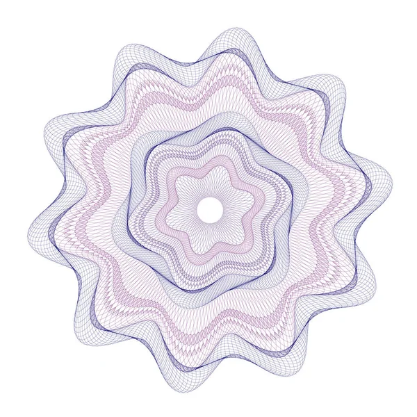 Filigran arka plan sertifikası, guilloche rosetta güvenlik,