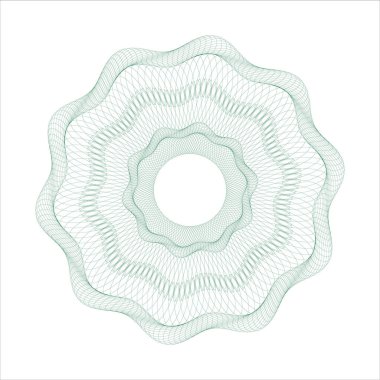 Filigran loncası. Filigran deseni, filigran banknot deseni. Banknotlar lonca hatlarını, desenleri, güvenli dalgaları ve pasaport kağıtlarını kontrol ediyor. Para birimi banknotu Guilloche, güvenlik sertifikası filigran arka planı