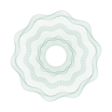 Filigran loncası. Filigran deseni, filigran banknot deseni. Banknotlar lonca hatlarını, desenleri, güvenli dalgaları ve pasaport kağıtlarını kontrol ediyor. Para birimi banknotu Guilloche, güvenlik sertifikası filigran arka planı