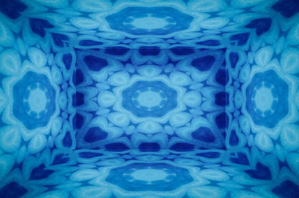 Kunst Blauwe Kleur Patroon Kamer Voor Achtergrond — Stockfoto