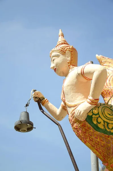 Cerrar Thai Ángulo Estatua — Foto de Stock