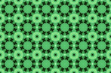 yeşil renk Dikişsiz soyut desen illüstrasyon arka plan sanat