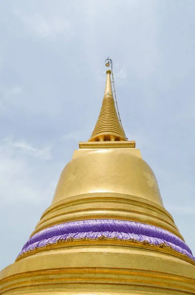 Pagoda Oro Wat Sraket Thailandia — Foto Stock