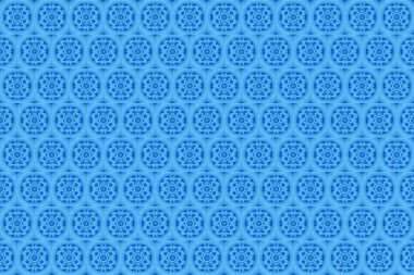 mavi renk Dikişsiz soyut desen illüstrasyon arka plan