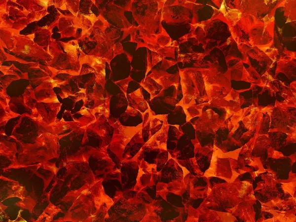 Arte Caldo Lava Fuoco Astratto Modello Illustrazione Sfondo — Foto Stock