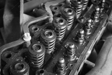 Endüstri sahasında makine otomobili kapat