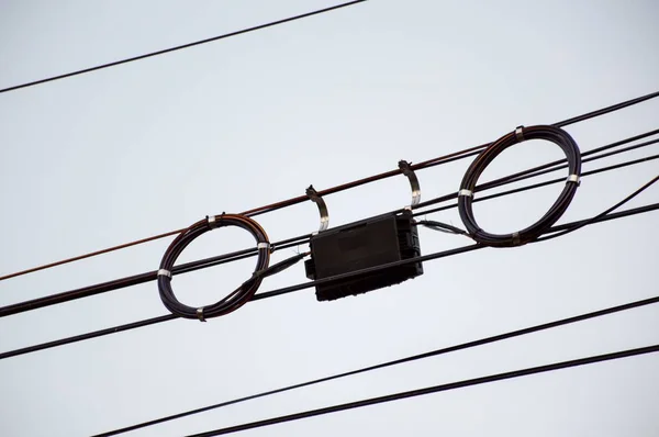 Detailní Záběr Kabel Zemi Thajsko — Stock fotografie