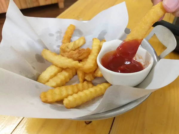 Pommes Frites Gatumat — Stockfoto