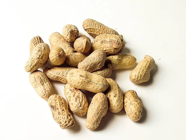 Peanut White Background — Stock Photo, Image