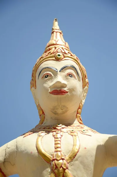 Close Thai Ângulo Estátua — Fotografia de Stock