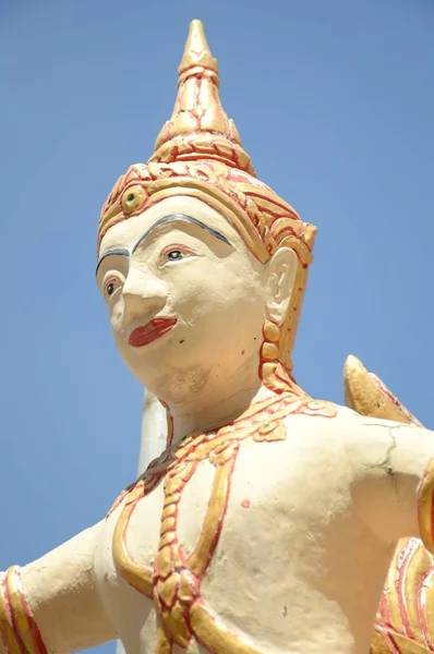 Aus Nächster Nähe Thailändische Winkelstatue — Stockfoto