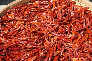 kuru kırmızı biber doku