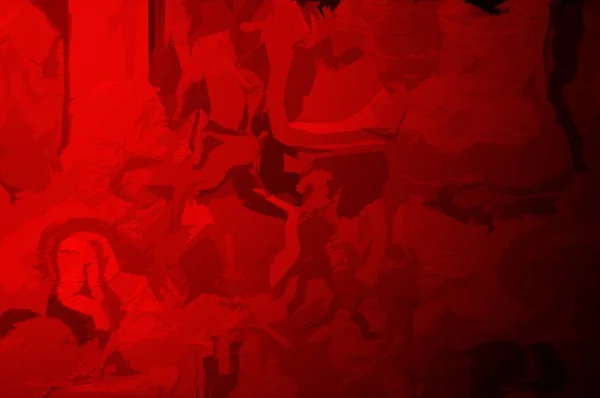 Мистецтво Червоного Кольору Абстрактний Візерунок Ілюстрація Фон — стокове фото