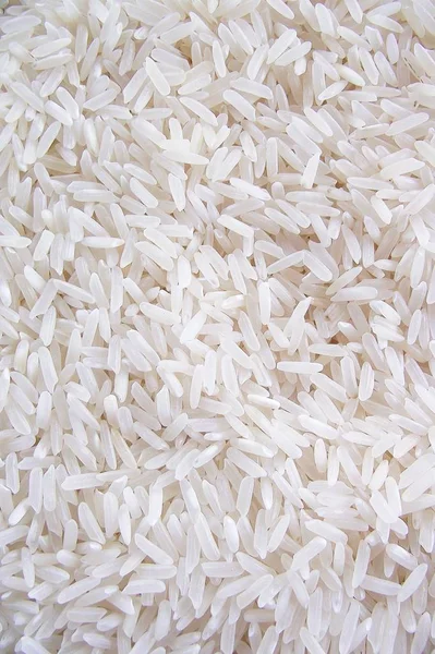 Close White Rice Texture — Stock Photo, Image