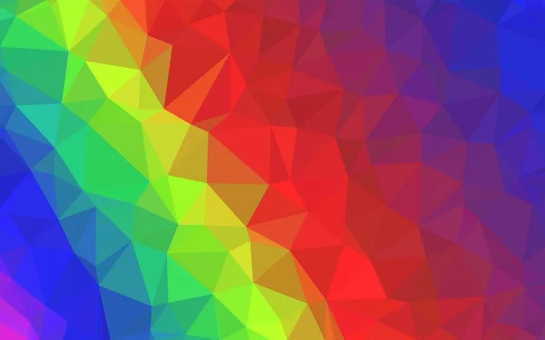 Art Colorful Polygon Pattern Illustration Background — Stock Photo, Image