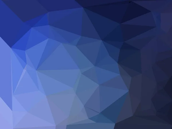 Kunst Blaue Farbe Polygon Abstrakt Muster Illustration Hintergrund — Stockfoto