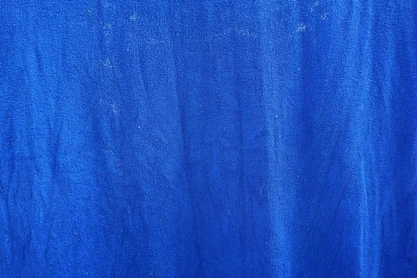 Közelről Kék Textil Textúra — Stock Fotó