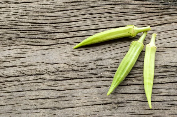 Okra Houten Vloer — Stockfoto