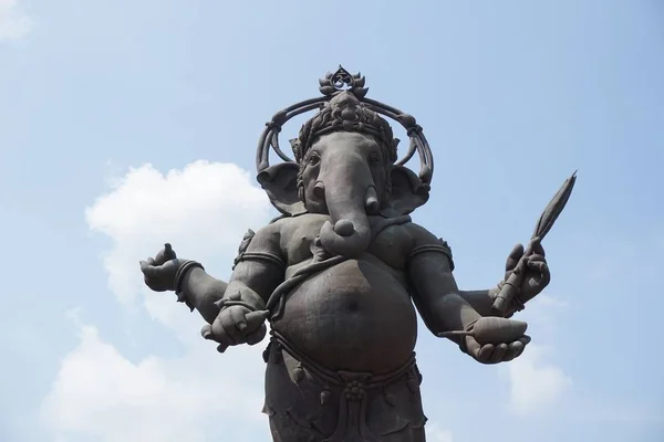 Grande Statua Ganesha Nel Tempio Pubblico Thailandia — Foto Stock