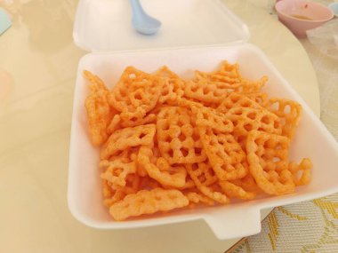 Tayland gevrek pirinç kadar kapatın