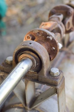 Endüstri sahasındaki demir eklemlerini kapatın.