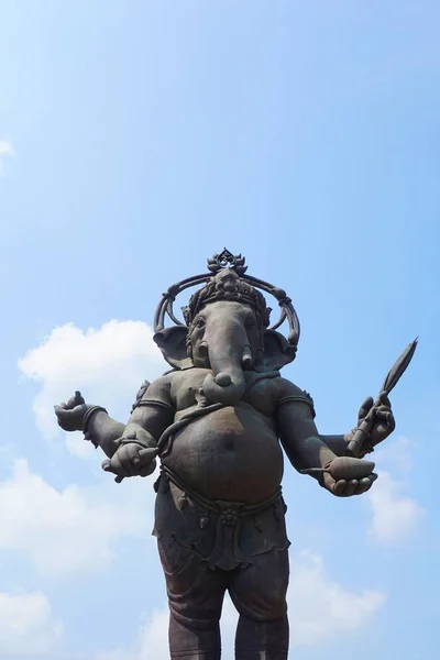 Groot Ganesha Standbeeld Openbare Tempel Thailand — Stockfoto