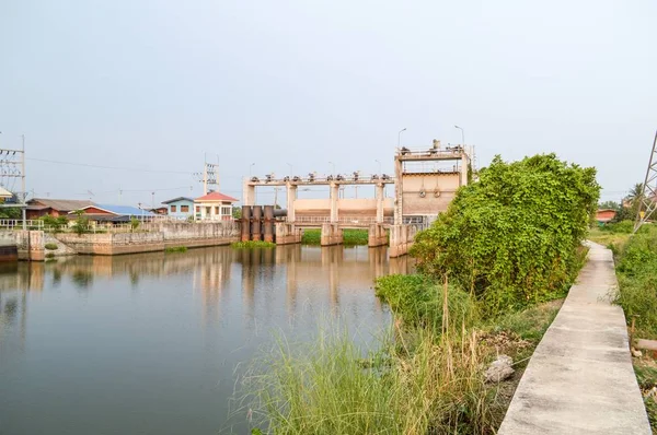 Presa Pública País Chachoengsao Tailandia — Foto de Stock