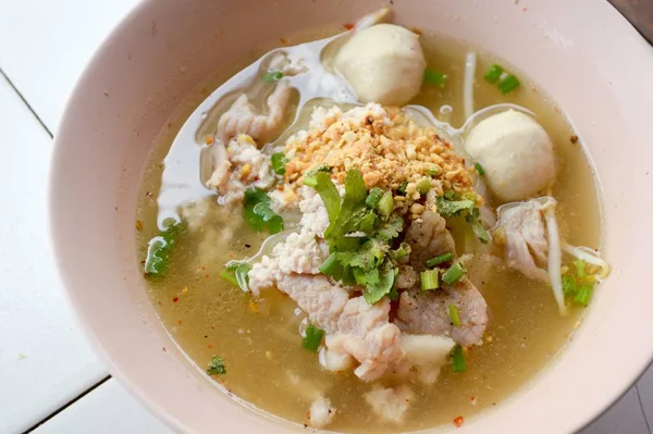 Spicy Tomyum Nudlar Thailand Hälsosam Mat — Stockfoto