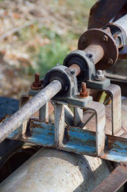 Endüstri sahasındaki demir eklemlerini kapatın.