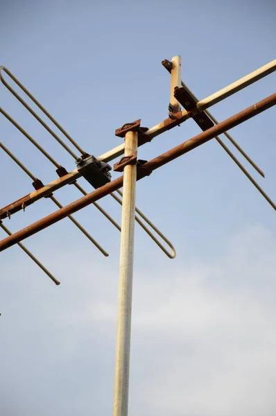 Cerrar Antena Cielo Azul —  Fotos de Stock