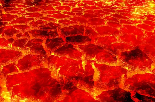 Sıcak Lav Yangın Soyut Desen Arka Plan Sanat — Stok fotoğraf