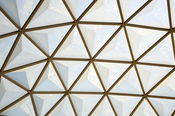 Zbliżenie Tekstury Szklanego Dachu — Zdjęcie stockowe