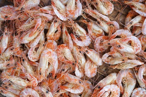 Cerrar Pequeños Camarones Secos Para Cocinar —  Fotos de Stock