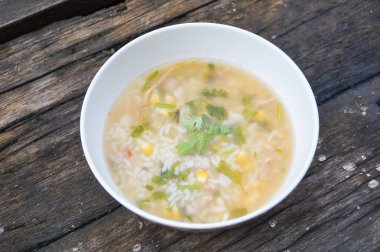 sıcak pirinç haşlanmış yakın - Tayland gıda