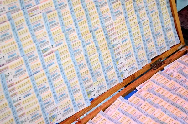 Chachoengsao Thailand Augustus Loterij Ticket Bij Kraam — Stockfoto