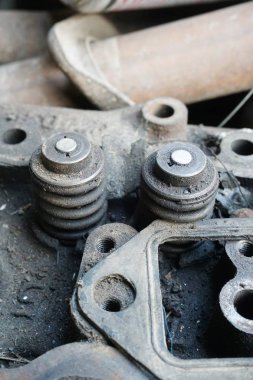 Endüstri sahasında makine otomobili kapat