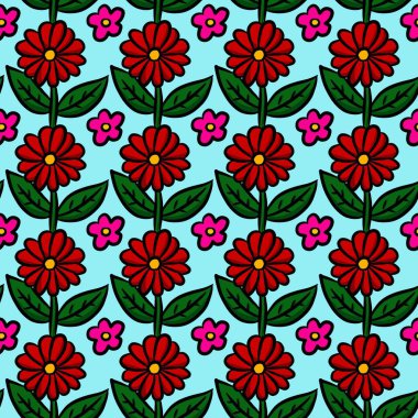 resim kırmızı çiçek pürüzsüz desen arkaplanı