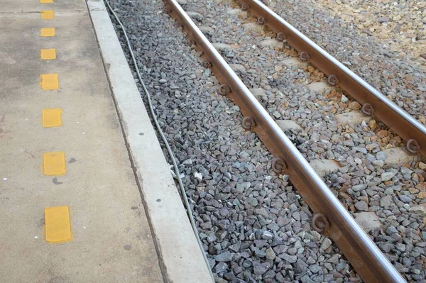 Close Walkway Railway — Stock Photo, Image