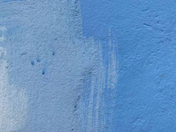 青いセメントの壁のテクスチャの背景を閉じて — ストック写真