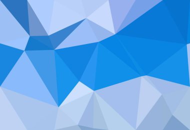 çokgen desenli arkaplanın mavi rengi