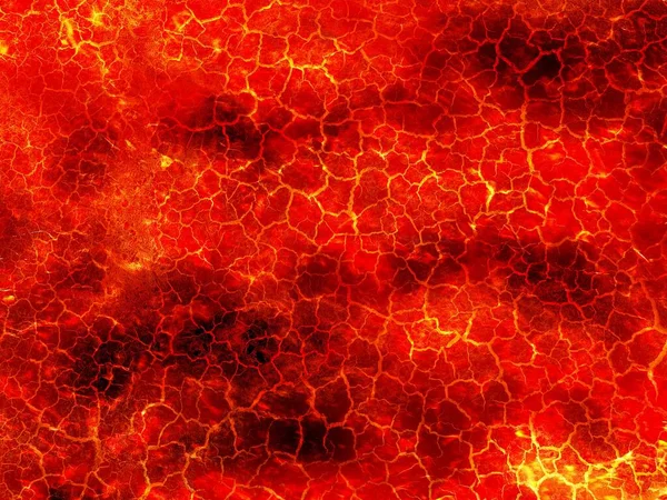 Červená Horká Láva Vzor Pozadí — Stock fotografie