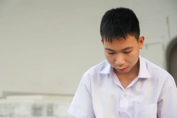 Nahaufnahme Thailändischer Schüler Uniform — Stockfoto