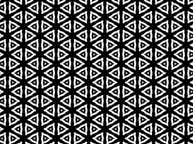 siyah-beyaz desen üçgen.