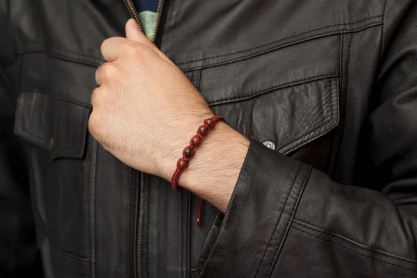 Armbandmodelle Handgelenk Eines Männlichen Modells Getragen — Stockfoto