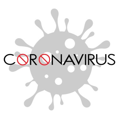 KoronaVirüs 2020. Coronavirus Bacterias arka planı. Vektör İllüstrasyonu
