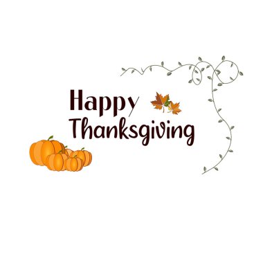 Şükran Günü vektör illüstrasyonunuz kutlu olsun