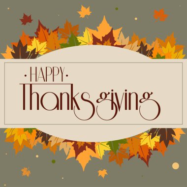 Yapraklı Şükran Günü çizimin kutlu olsun.