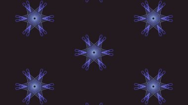 Mavi-siyah soyut kaleydoskop arka plan. Soyut