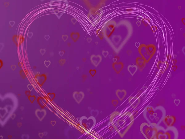 День Святого Валентина Абстрактный Фон Сердцем День Святого Валентина — стоковое фото