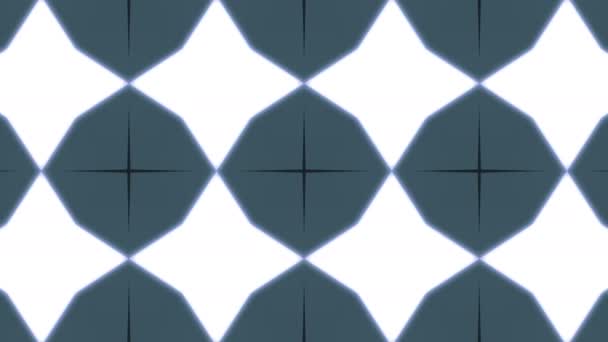 Abstrakter Hintergrund Mit Animation Von Rotationsretro Mustern — Stockvideo